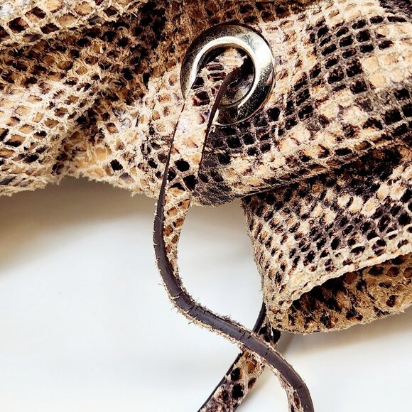 Michael Kors Python-Embossed Leather Tote Bag - Picture 6 of 6